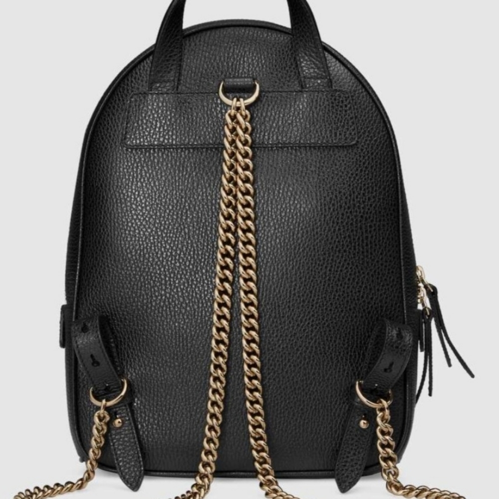Soho leather chain backpack - Picture 4 of 7
